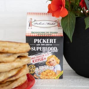 Original Pickert-Backmischung mit Rosinen (300 g) – Lippische Spezialität ganz einfach selbst backen